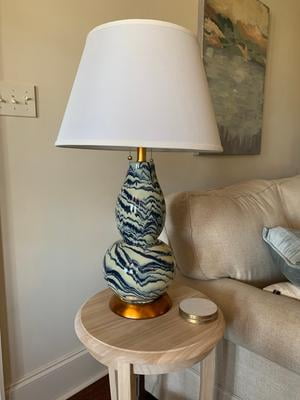 Review Com, Safavieh Color Swirls Glass Table Lamp