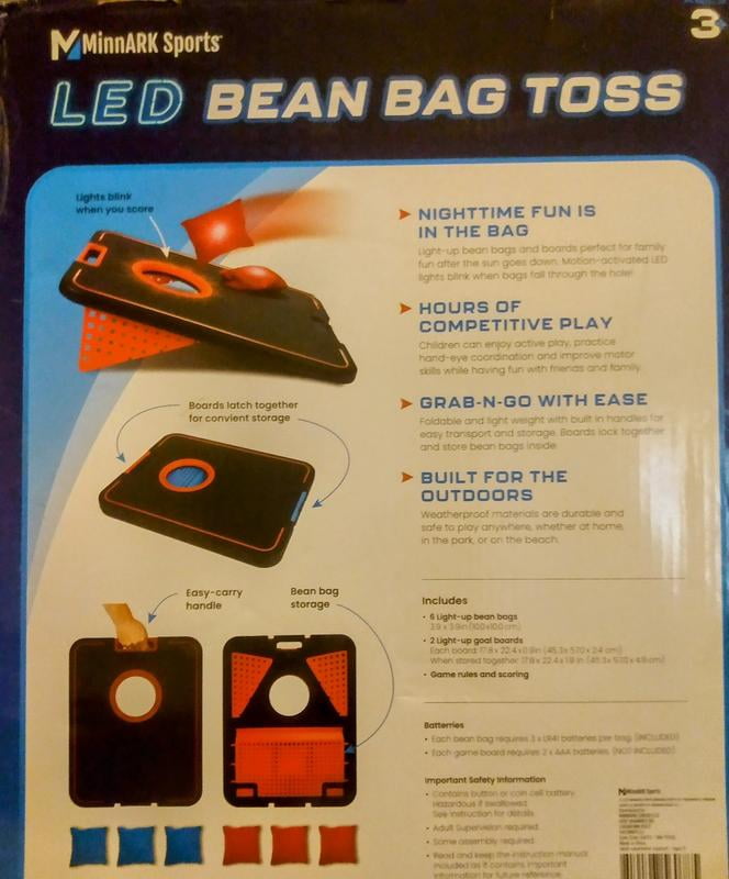 Customer reviews for LED Cornhole Board Set - Light Up Bean Bag