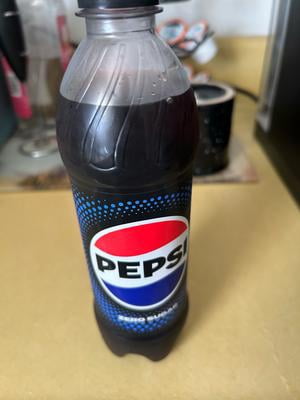 Pepsi Zero Sugar-Free Cola Soda Pop, 16.9 fl oz, 12 Pack Bottles