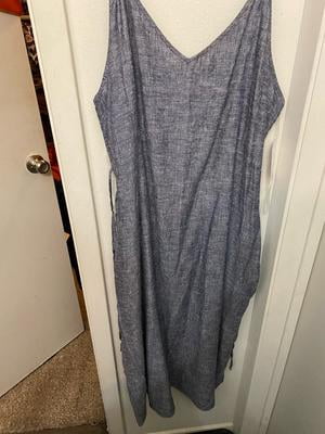 Time and Tru Women's Linen Blend Slip Dress, Sizes XS-XXXL - Walmart.com