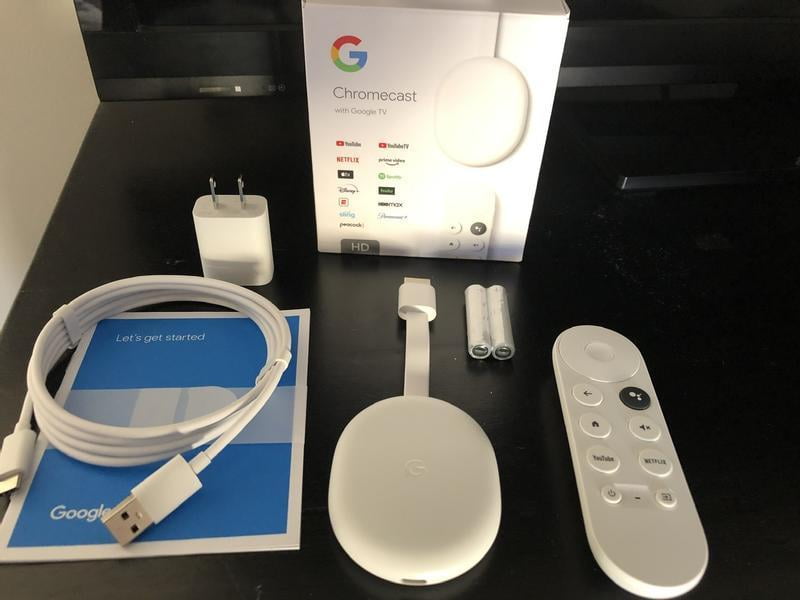 2 pack) Chromecast with Google TV (HD) - Streaming Device