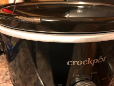 L👀K 4 Qt Crock Pot By Crock-Pot Stainless Steel w/ Black Pot Model  SCR400-SP