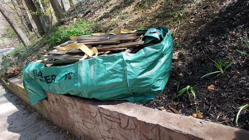 bagster bag rain Bagster Dumpster in a Bag Green 606 Gallon Capacity