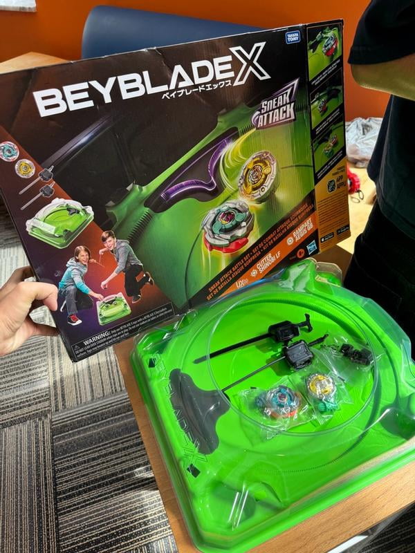 Beyblade X Sneak Attack Battle Set with Beystadium, 2 Tops, 2