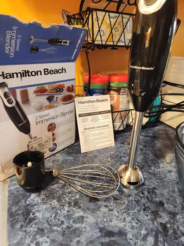 Hamilton Beach 2-Speed Immersion Hand Blender for Kitchen with