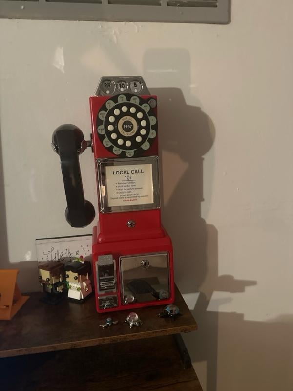 Crosley 1950'S Payphone (CR56), Red - Walmart.com