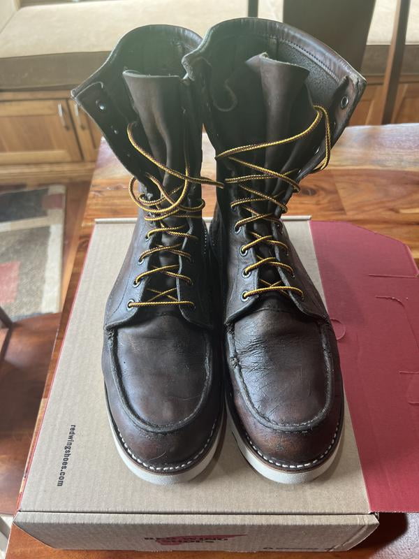 Red Wing Heritage 877 8-Inch Classic Moc Toe Men's Boots Size 8D