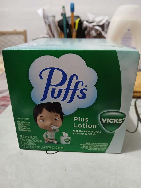 Customer reviews for Puffs Plus Lotion with the Scent of Vick's