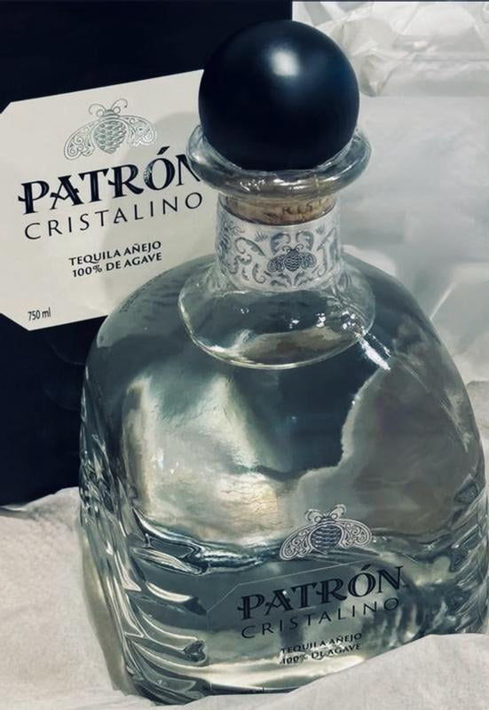 Patron Cristalino Tequila, 375 ml 40% ABV - Walmart.com