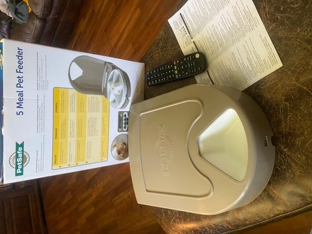 petsafe 5 meal pet feeder