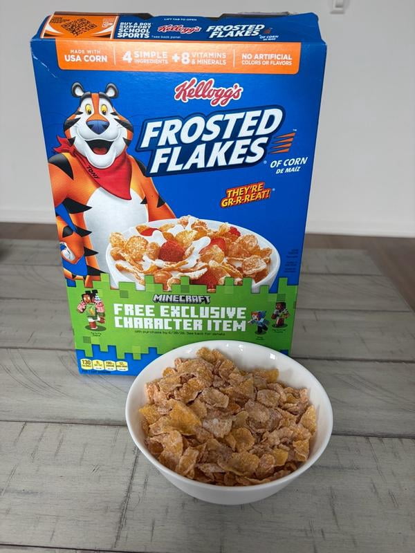 Kellogg's Original Frosted Flakes Breakfast Cereal, 15 Oz