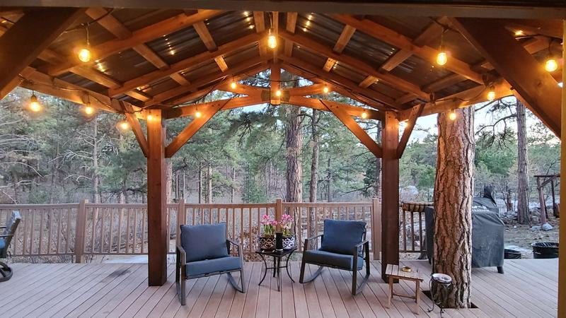 Backyard Discovery 12' x 10' Brindlewood Gazebo with Electric