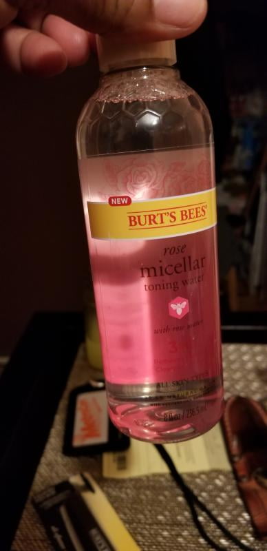 burt's bees micellar toning water