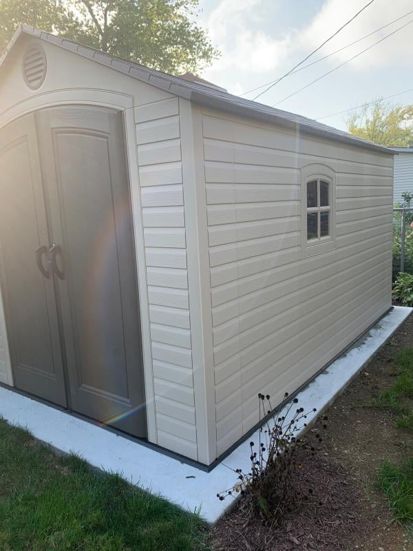 8 ft. W x 12.5 ft. D Plastic Storage Shed – Stylerk