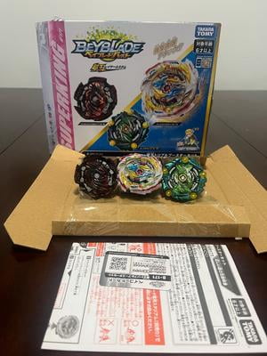 Takara Tomy Beyblade Battle Super King B-171 GT Triple Booster Set
