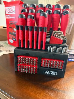 Hyper Tough 110-Piece Screwdriver Set with Storage Rack - Walmart.com