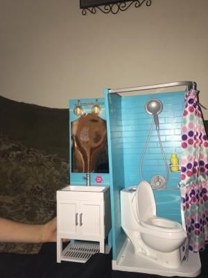 18 inch doll toilet and sink