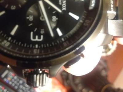 Victorinox men's night vision anthracite dial stainless steel watch 241730 sales