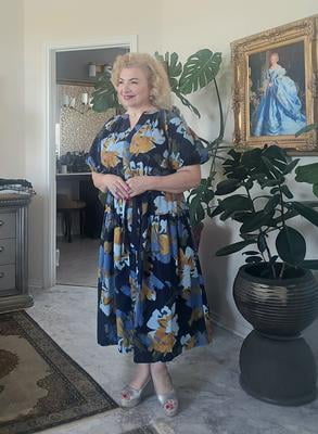 free assembly women's cotton midi dress with puff sleeves reviews Puff Sleeve Cotton Midi Dress (Women)