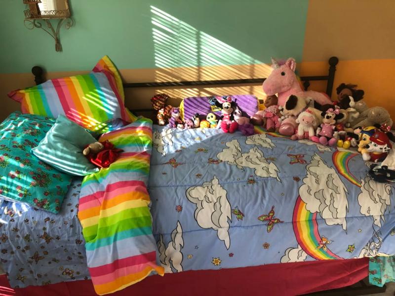 Kidz Mix Unicorn Rainbow Bed In A Bag Kids Bedding Set With