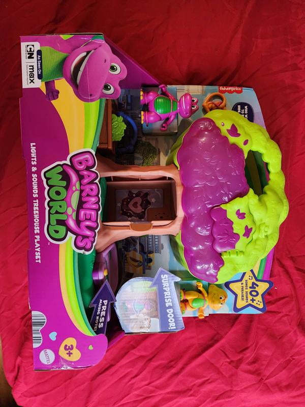 Fisher-Price Barney's Lights & Sounds Treehouse Playset with