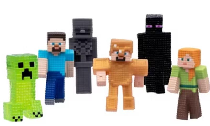 Heroes of Goo Jit Zu Minecraft Steve, Gold Armor Steve, Alex