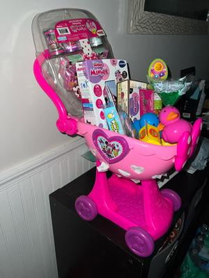 Disney Junior Minnie Mouse Bowtique Shopping Cart, Food Boutique