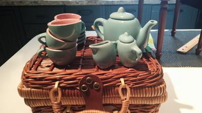 Alex toys tea set basket hotsell