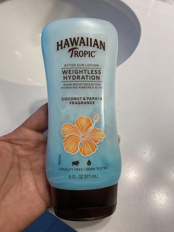 4 pack) Hawaiian Tropic Weightless Hydration after Sun Lotion for
