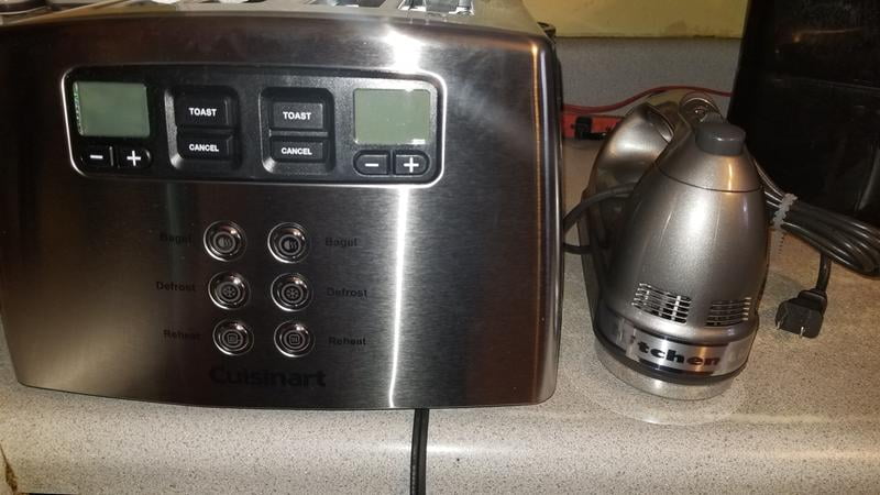 leverless 4 slice toaster