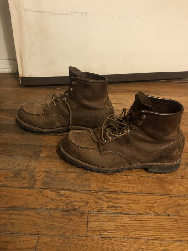 Red Wing 2942: Mens Heritage Roughneck Lace Up Copper Rough