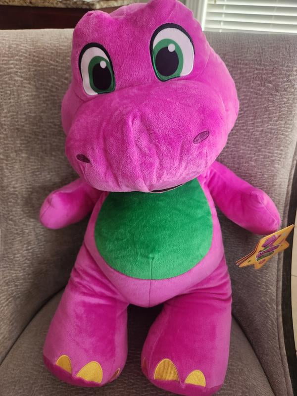 Fisher-Price Barney's World Jumbo Barney Plush, 26-inch Figure