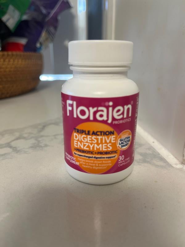 Florajen, Digestive Enzymes, 30 Capsules, Probiotics and