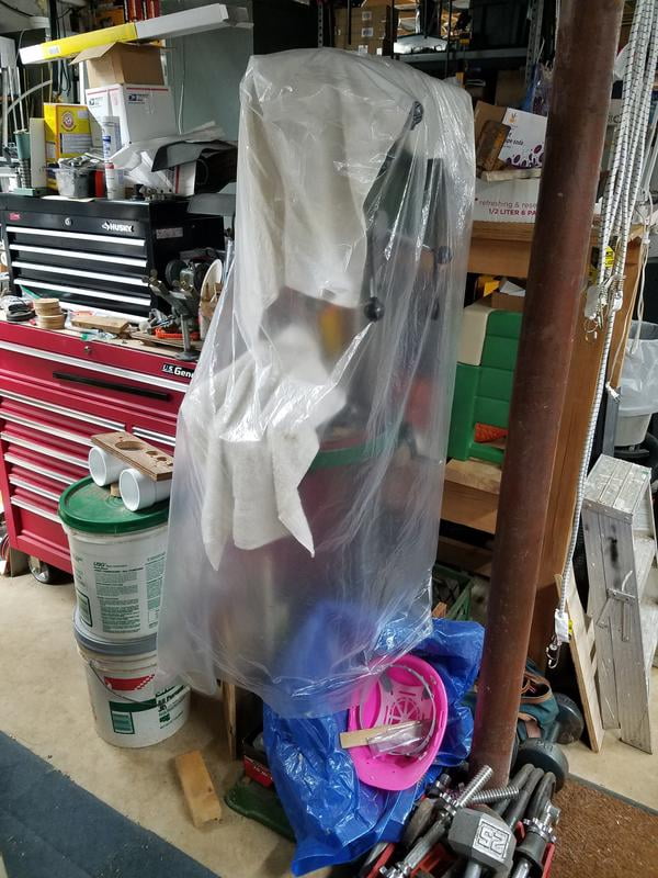 Husky 55-Gallon Clear Flap Tie Drum Liner Trash Bags (80 ct