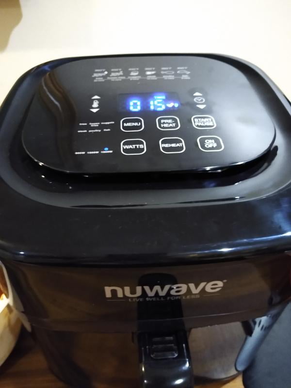 NuWave Brio 15.5-Quart Large Capacity Air Fryer + Grill; Probe; 2 15.5 –  Deal Supplies