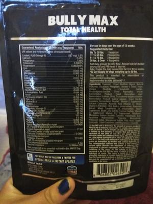 bully max total health powder