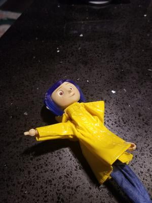 Coraline Doll Coraline Raincoat Bendy Figure By Neca Spec