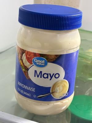 Great Value Mayonnaise, 15 fl oz Jar, Smooth Texture, 90 Calories