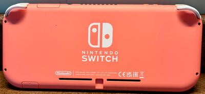 Nintendo Switch Lite, Coral, 5.5-inch Screen, 32GB Storage