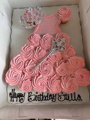 Princess for the Day Cupcake Cake - Walmart.com