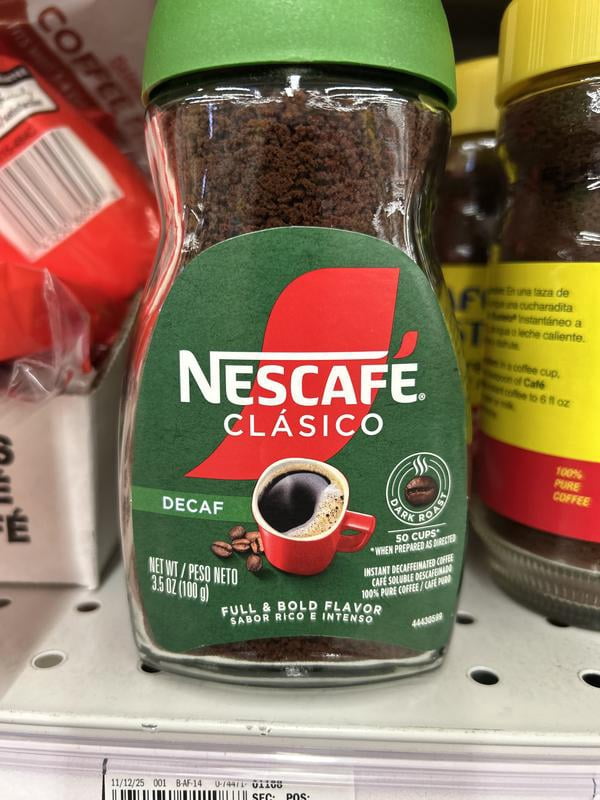 NESCAF√â, Decaf Dark Roast Coffee, 7 oz Jar, Instant Coffee