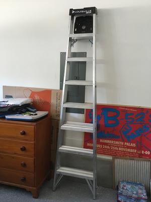 Louisville Ladder 8 Foot Aluminum Step Ladder 250 Pound Capacity