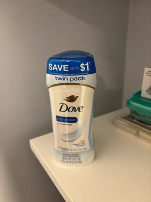 Dove Original Clean Antiperspirant Deodorant 2.6 oz Twin Pack Dove Original Clean Antiperspirant Deodorant 2.6 oz Twin Pack