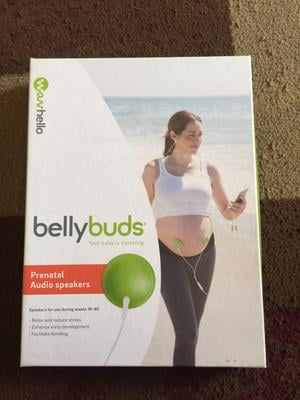 Bellybuds®, Baby-Belly Pregnancy Headphones Demonstration, Kat, 34 weeks  pregnant, demonstrates how to play music with Bellybuds for her baby and  with her own headphones. For more information, visit