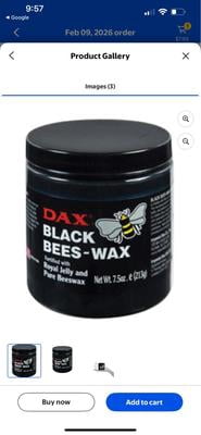DAX - Black Bees Wax 7.5 Oz. * BEAUTY TALK LA * - Walmart.com