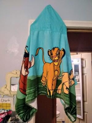 lion king hooded towel