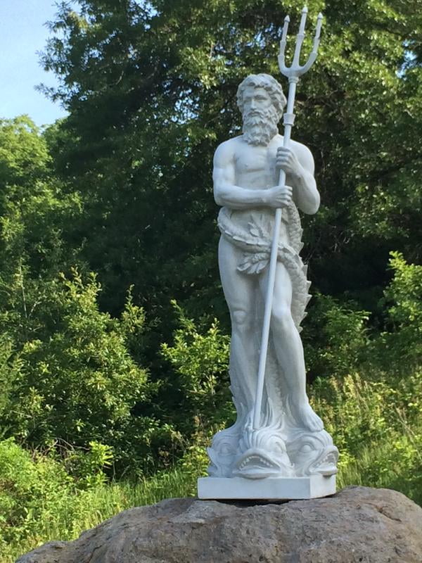 Design Toscano Poseidon: God of the Sea Grand-Scale Sculpture