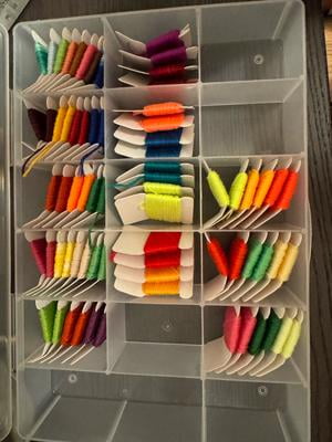J. & P. Coats Embroidery Floss Organizer, 100 Count with Vibrant