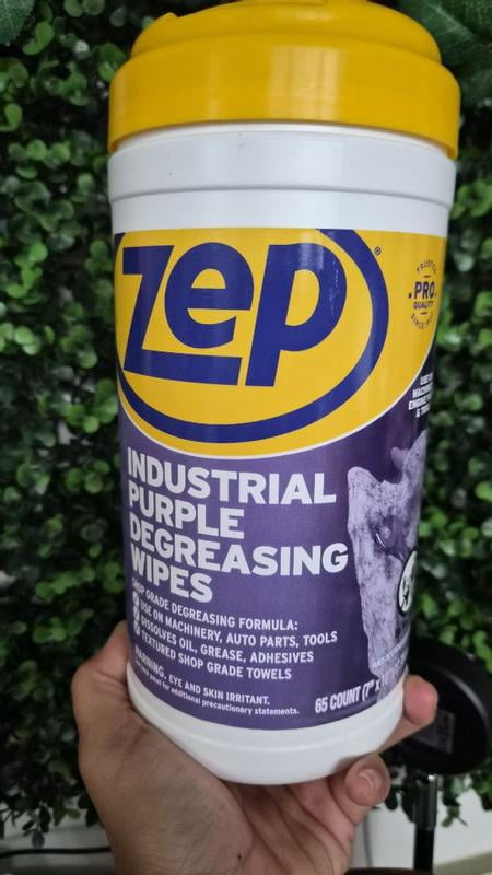 Zep Industrial Purple Degreasing Wipes - Walmart.com