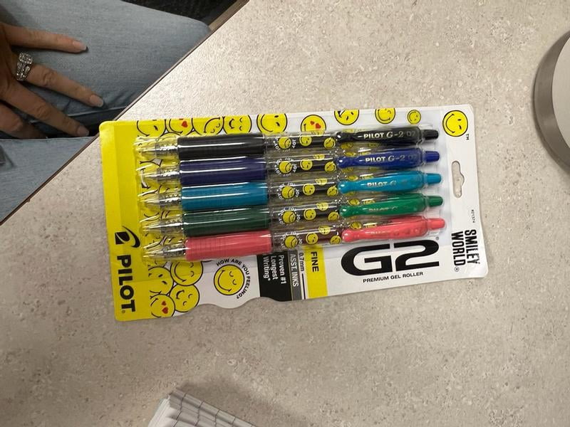 Pilot, G2 Premium Gel Pens, G2 | SmileyWorld® Collection, Fine